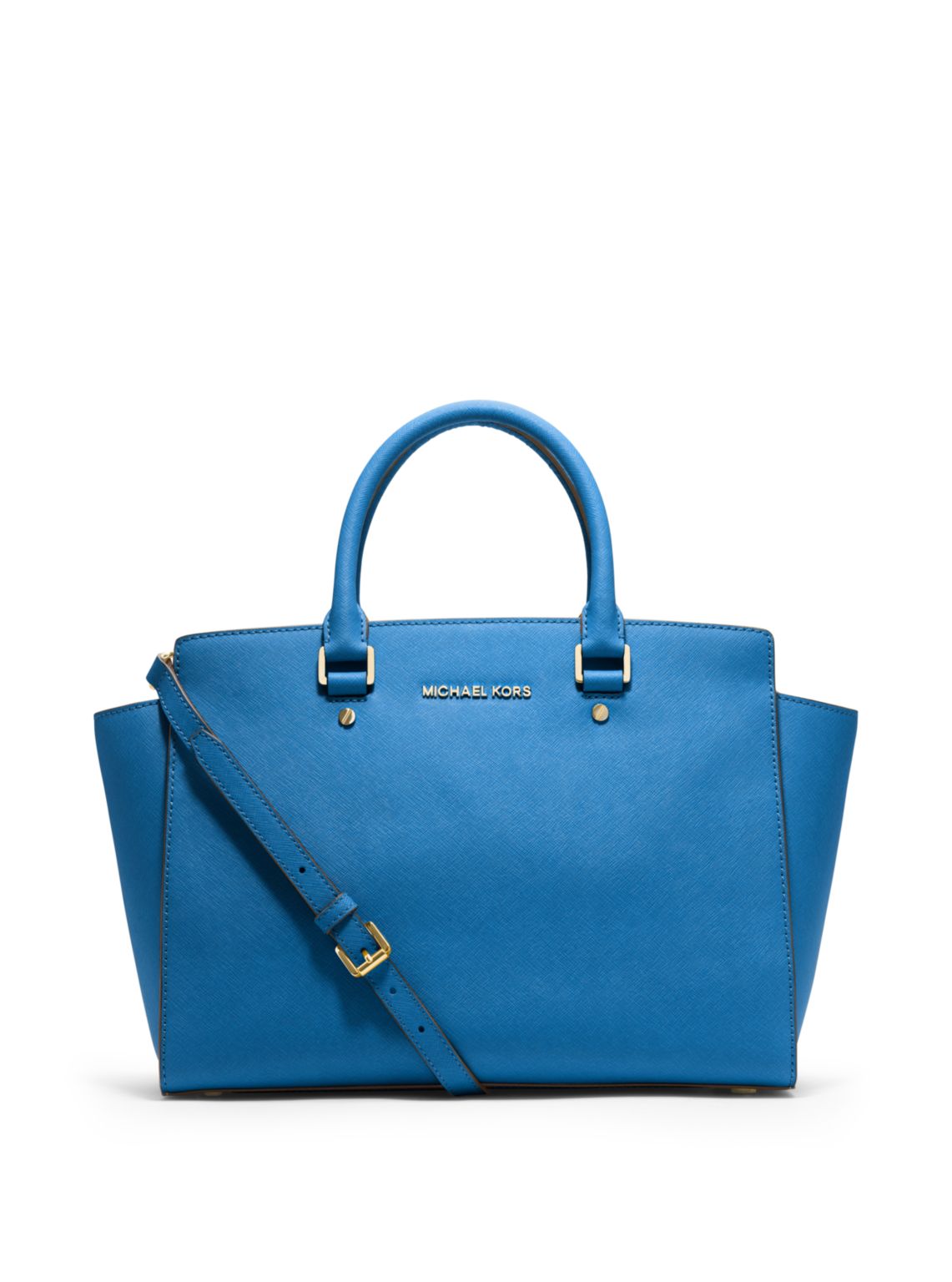 Selma Large Saffiano Leather Satchel