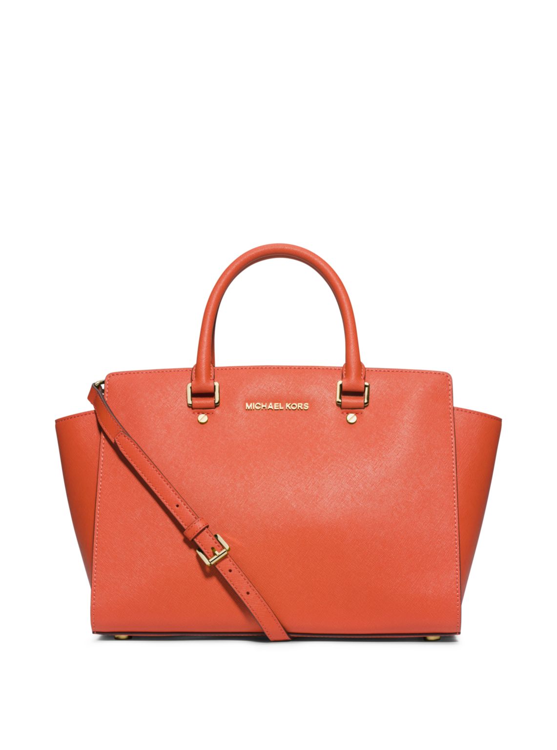 Selma Large Saffiano Leather Satchel