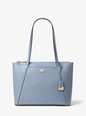 Maddie Medium Crossgrain Leather Tote Bag