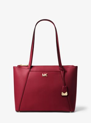 Maddie Medium Crossgrain Leather Tote Bag