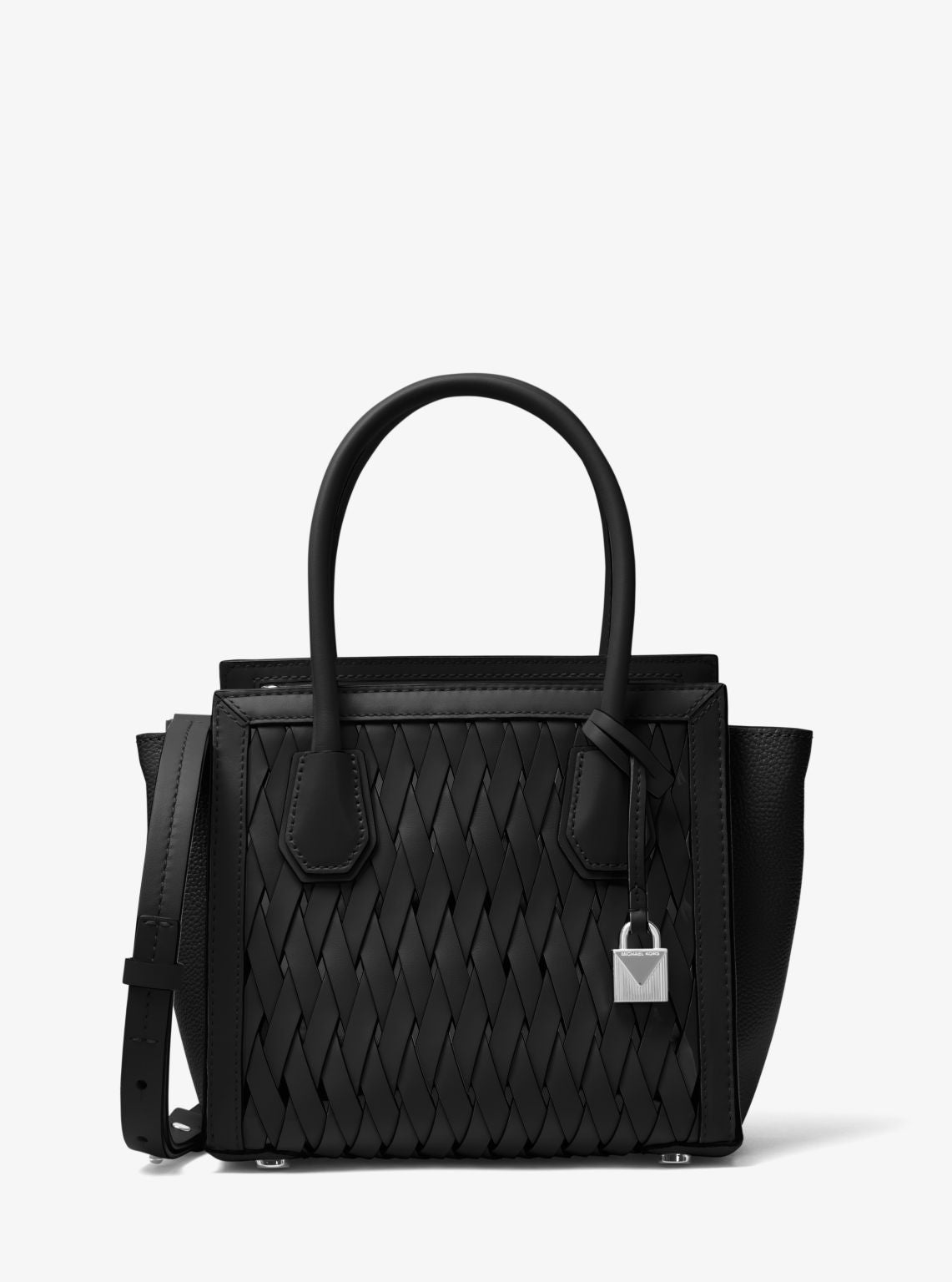 Mercer Studio Woven Leather Crossbody Bag