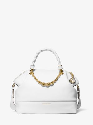 Iggy Small Pebbled Leather Satchel