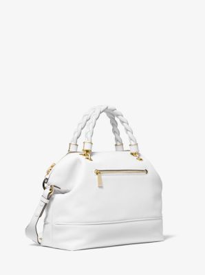 Iggy Small Pebbled Leather Satchel