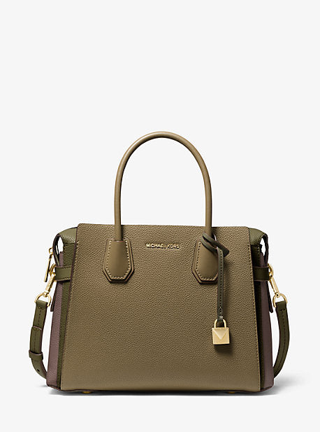 Michael kors mercer store small belted satchel