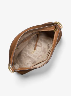 Brooke Large Pebbled Leather Shoulder Bag