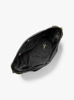 Brooke Medium Embellished Pebbled Leather Shoulder Bag