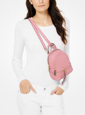 Rhea Mini Studded Leather Backpack