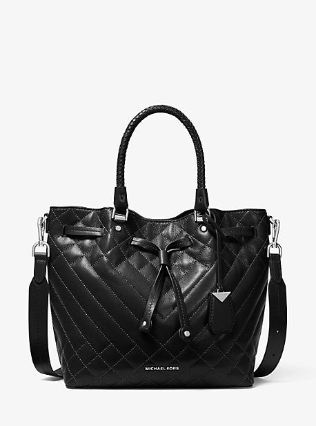 Blakely Medium Quilted Leather Bucket Bag