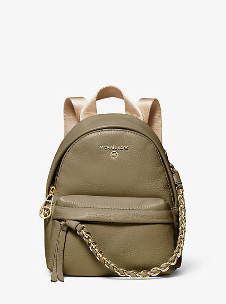 Slater Extra-Small Pebbled Leather Convertible Backpack