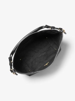 Lucy Large Pebbled Leather Shoulder Bag