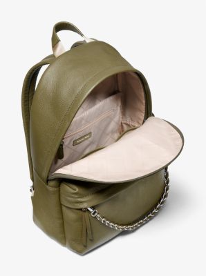 Slater Large Pebbled Leather Backpack