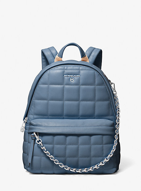 Slater Medium Quilted Leather Backpack