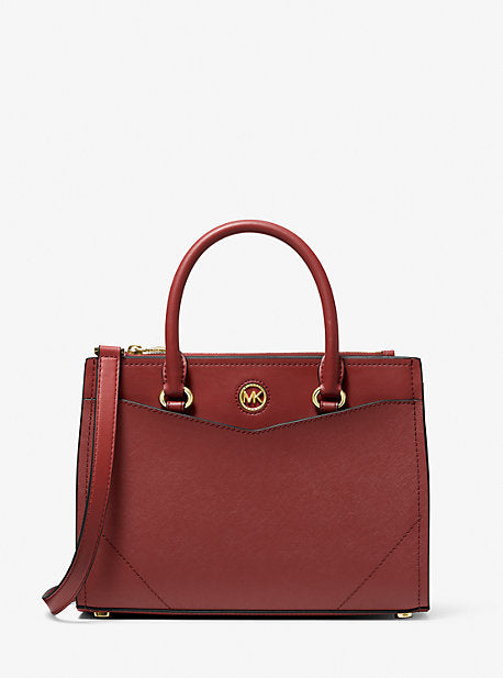 Everly Medium Saffiano Leather Satchel