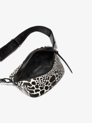 Slater Extra-Small Animal Print Calf Hair and Leather Sling Pack | 563 ...