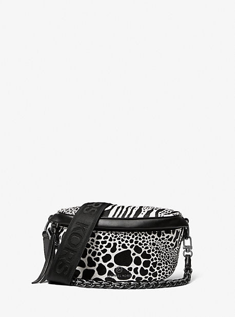 Slater Extra-Small Animal Print Calf Hair and Leather Sling Pack | 56363