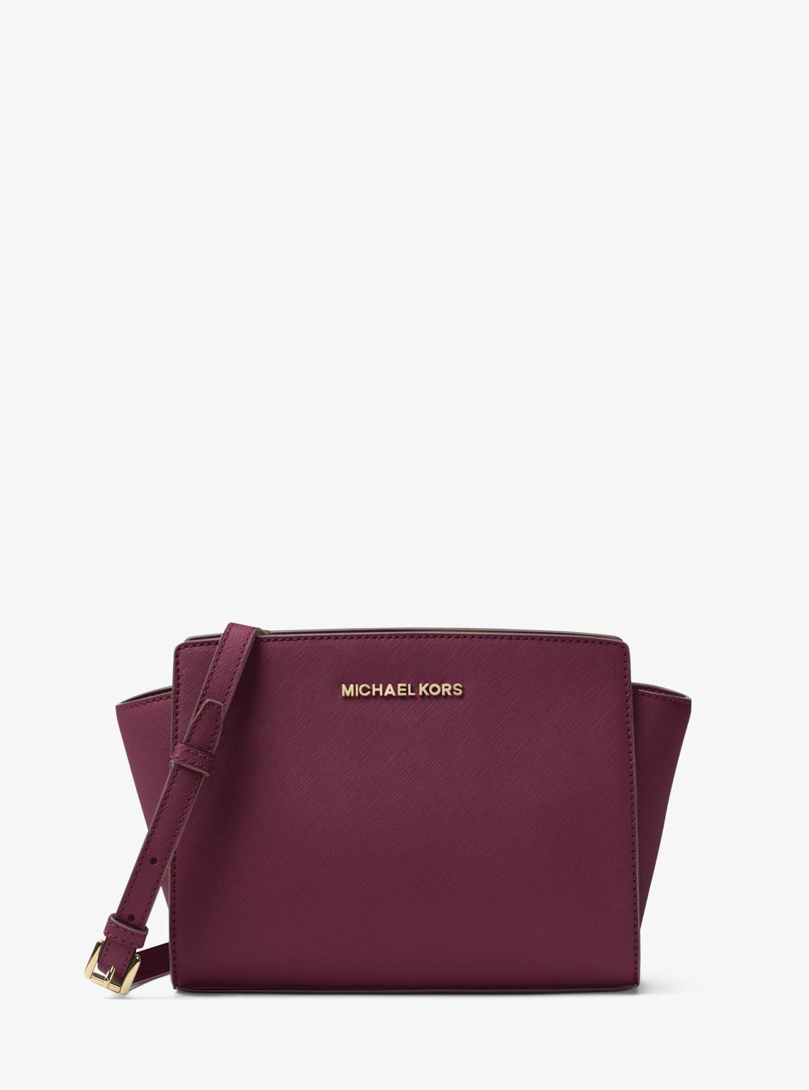 Selma Medium Saffiano Leather Crossbody