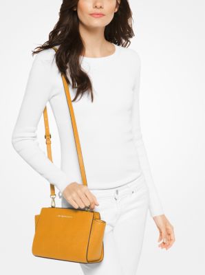 Selma Medium Saffiano Leather Crossbody