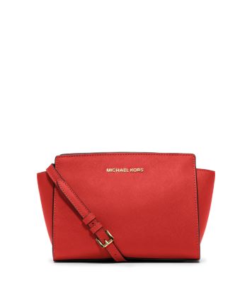 Selma Medium Saffiano Leather Crossbody