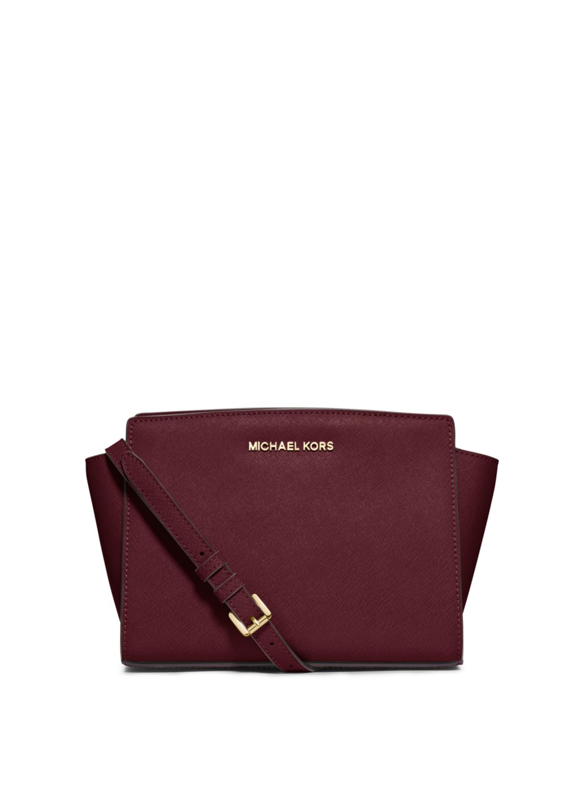 Selma Medium Saffiano Leather Crossbody