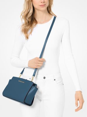 Selma Medium Saffiano Leather Crossbody