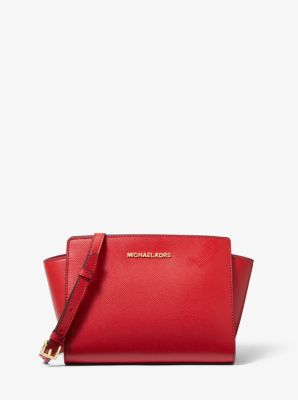 Selma Medium Saffiano Leather Crossbody