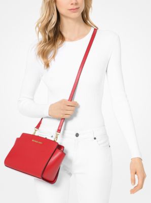 Selma Medium Saffiano Leather Crossbody