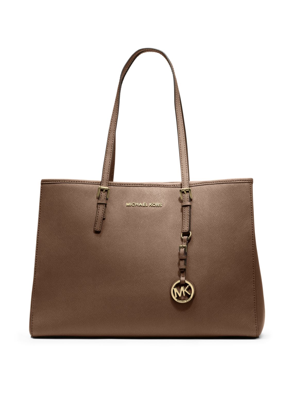 Jet Set Saffiano Leather Tote Bag