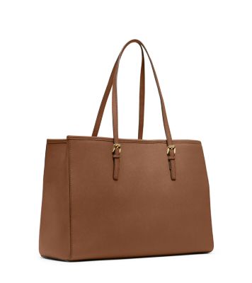 Jet Set Saffiano Leather Tote Bag