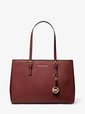 Jet Set Saffiano Leather Tote Bag