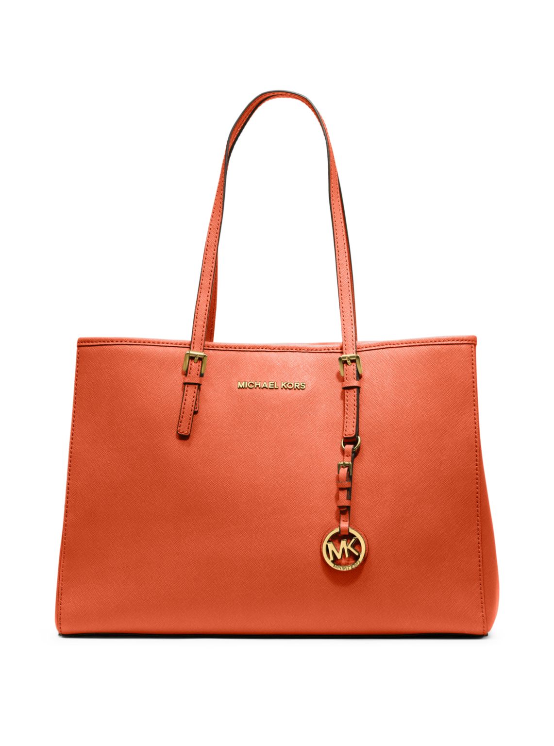 Jet Set Saffiano Leather Tote Bag