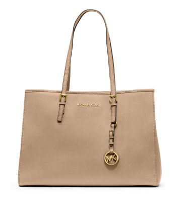 Jet Set Saffiano Leather Tote Bag