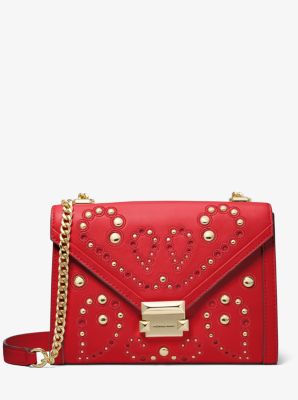 Michael Kors Whitney buy Large Studs Shoulder Bag