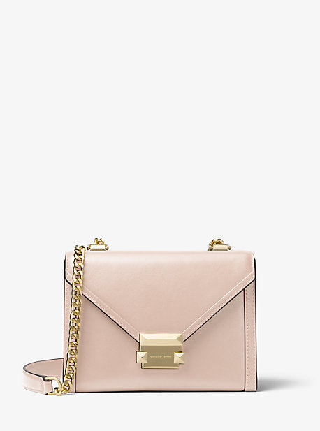 Whitney Small Leather Convertible Shoulder Bag