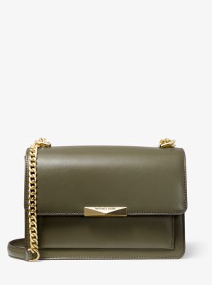 Jade Large Leather Crossbody Bag
