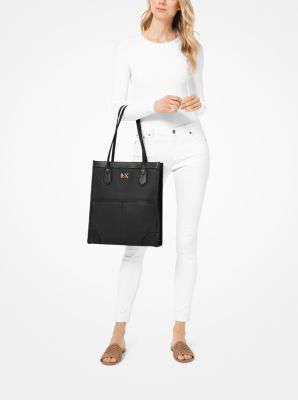 Bay Large Pebbled Leather Tote Bag