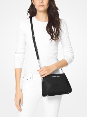 MICHAEL KORS PRISM outlet LG MESSENGER LEATHER