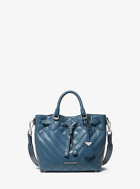 Blakely Small Quilted Leather Bucket Bag