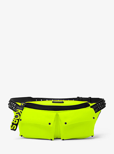 Olivia Large Neon Satin Belt Bag