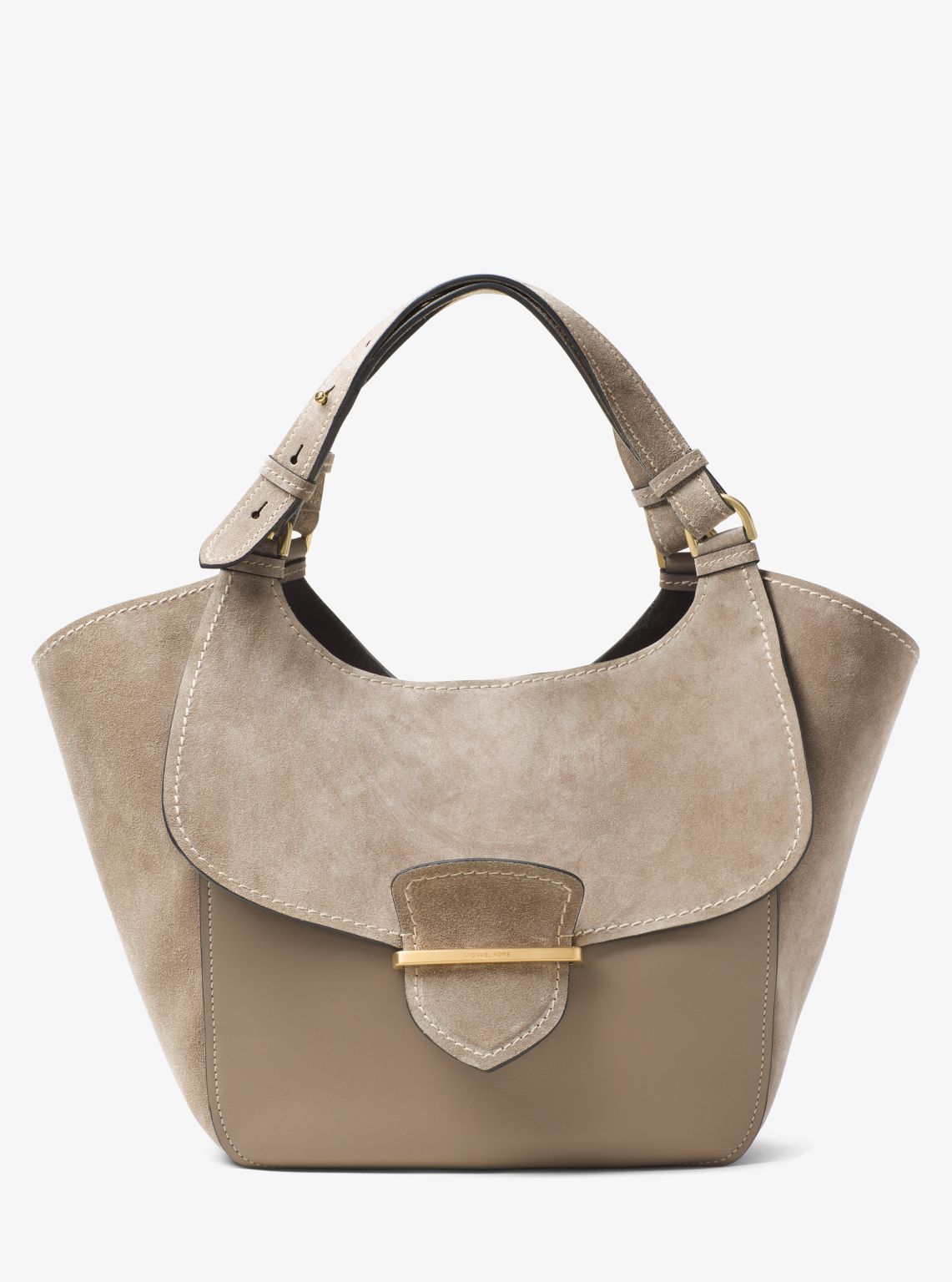 Josie Large Leather and Suede Tote