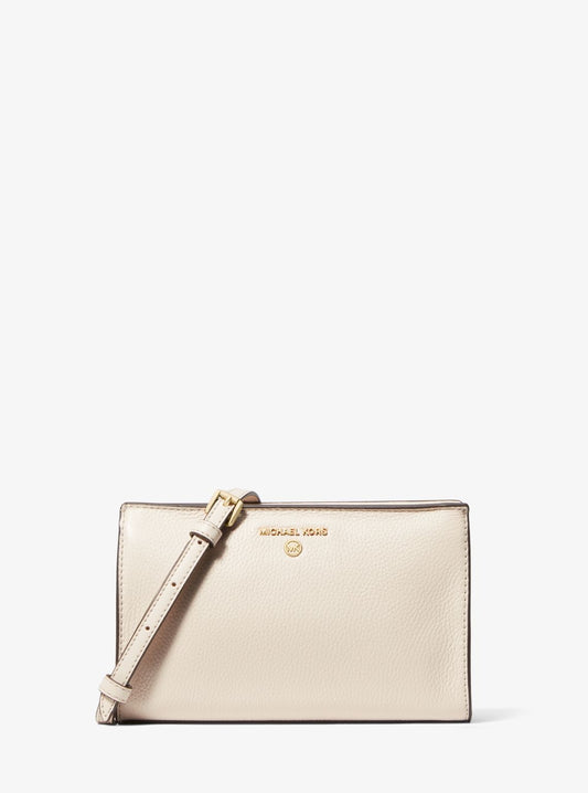 Valerie Medium Pebbled Leather Crossbody Bag