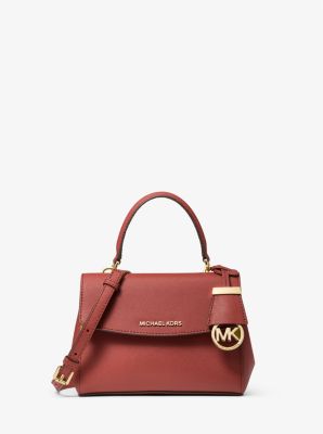 Michael Kors Women's Ava Extra Small Ross Body, Luggage, One Size