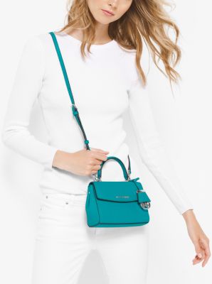 Ava Extra-Small Saffiano Leather Crossbody Bag