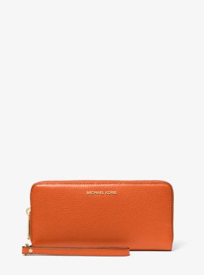 Leather Continental Wristlet