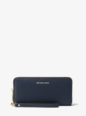 Leather Continental Wristlet