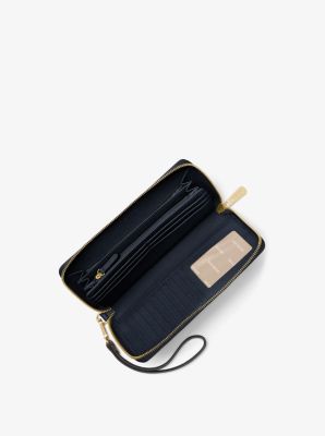 Leather Continental Wristlet