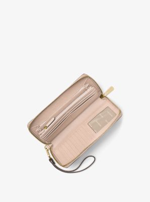 Leather Continental Wristlet