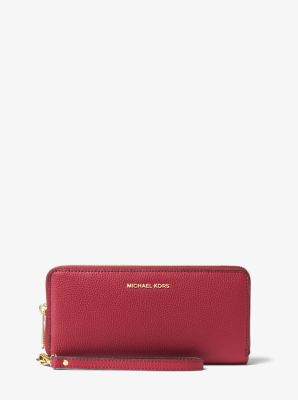 Leather Continental Wristlet