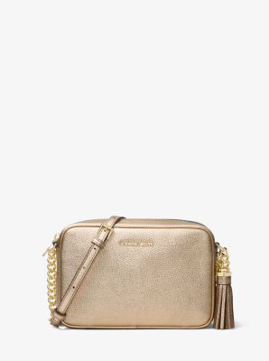 Ginny Metallic Leather Crossbody