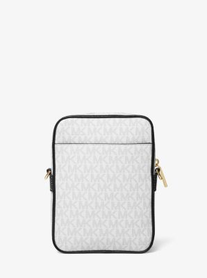 Jet Set Medium Logo Stripe Crossbody Bag