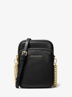 Jet Set Medium Pebbled Leather Crossbody Bag